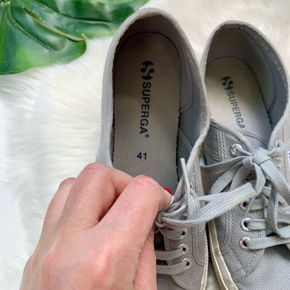 Superga 2750 Cortu Classic Sneakers 41 Gray - Picture 7 of 9